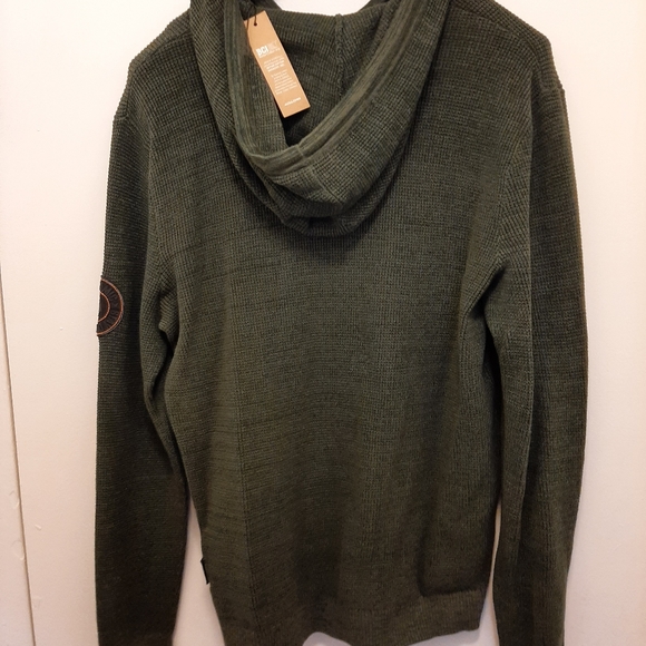 Jack & Jones jcobadge XL forest Night athletic fit hooded Sweatshirt - Picture 7 of 9